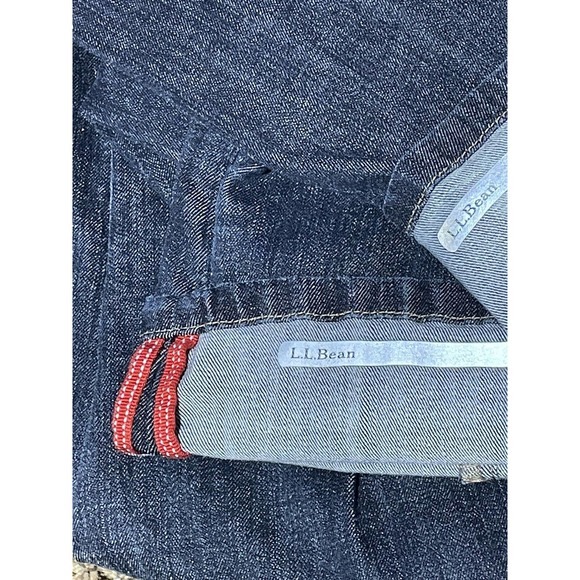 L.L. Bean Performance Stretch Jeans Women's Size 14 36 x‎ 29 Rise 9.5 - Picture 10 of 10